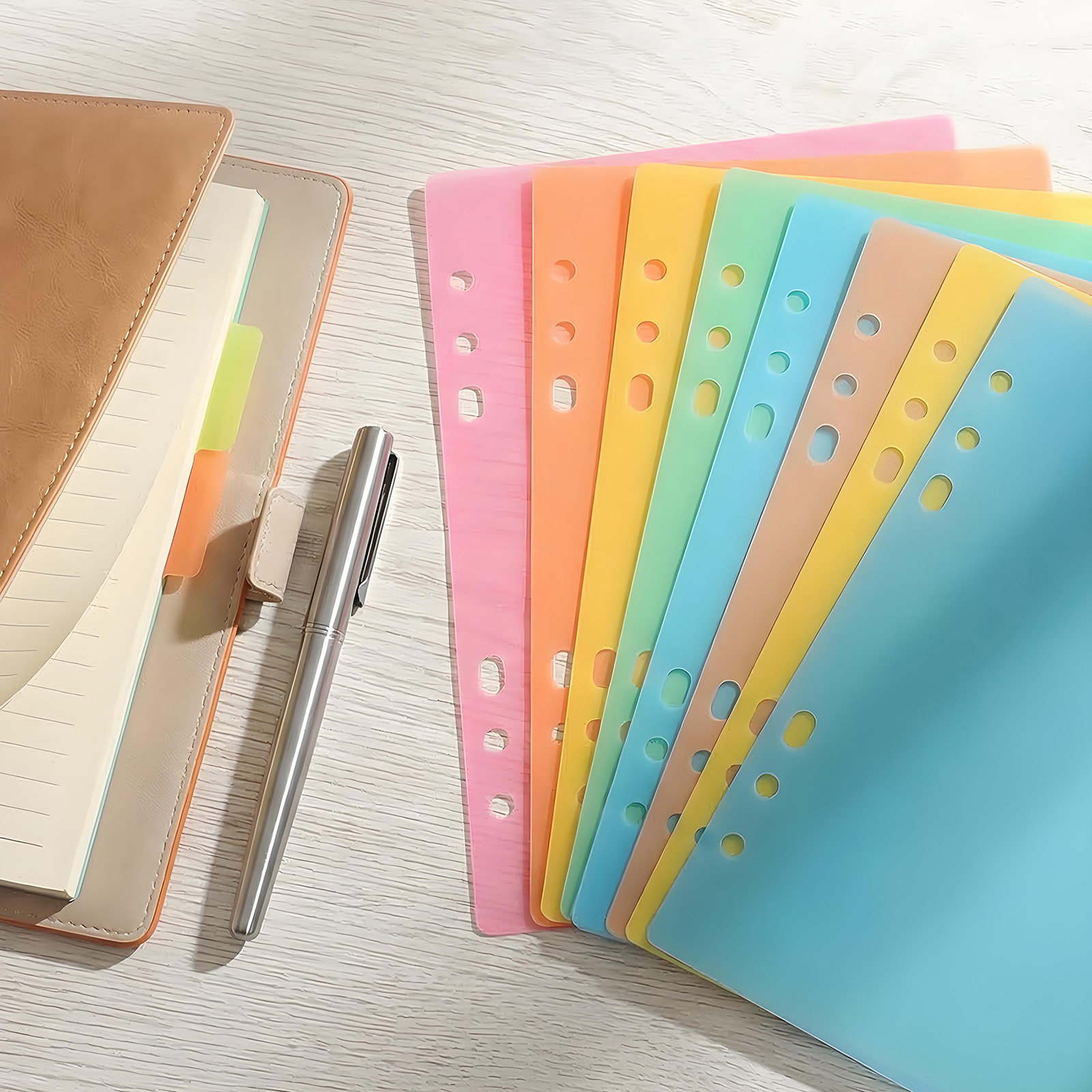 Index Tab Divider - 10Pcs Bright Colorful Index Dividers Label