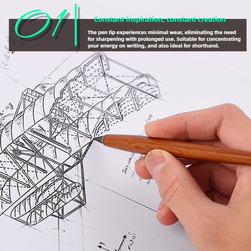 Wooden Eternal Pencil No Sharp - Is Stationery Office Supply review and price