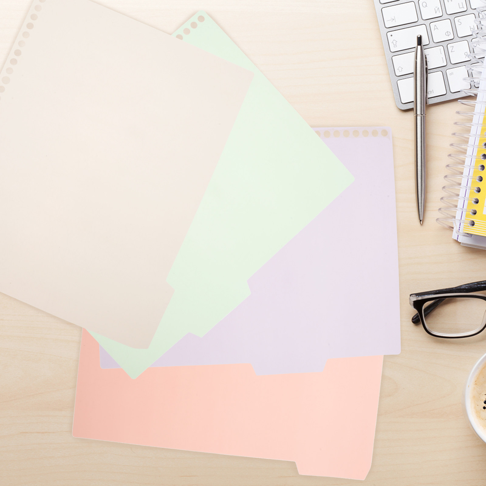 6Sets Colored Binder Dividers  - Index Tab Divider review and price