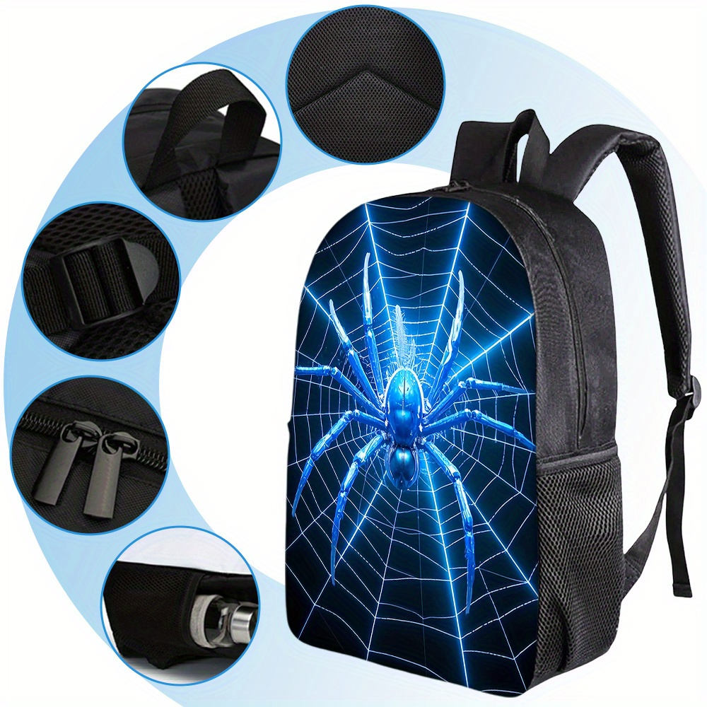 3pcs spider pattern backpack l - Pencil Case Large review and price