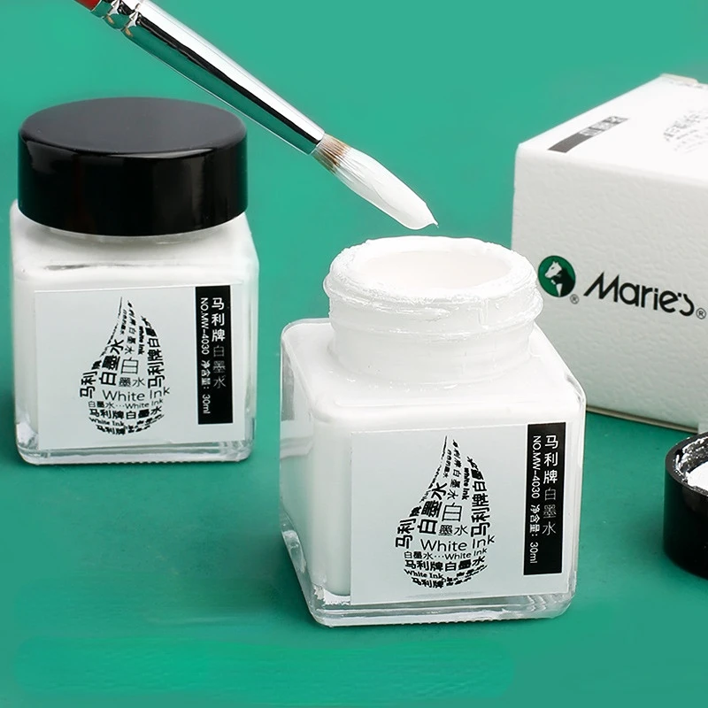 30ML White Ink High-gloss Wate - Correction Fluid White review and price