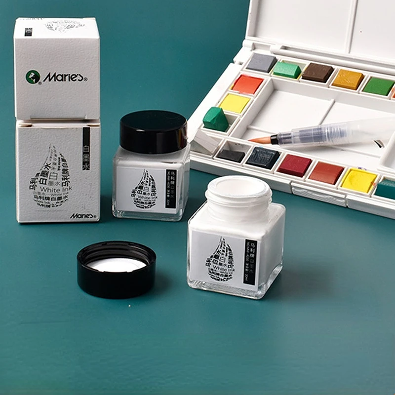 30ML White Ink High-gloss Wate - Correction Fluid White review and price