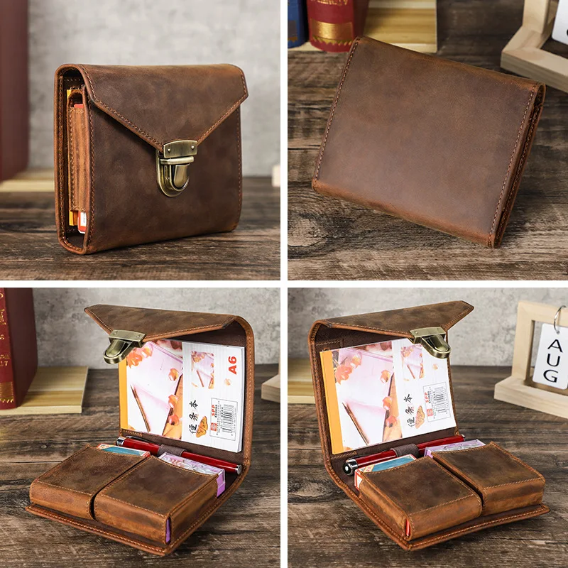 Luxury Retro Leather Notebook  - Stationery Supplies Business review and price