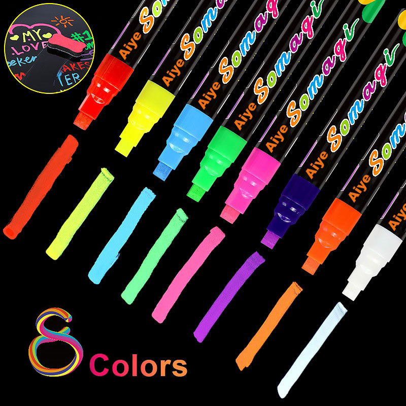 Liquid Erasable Chalk Markers  - Highlighter Set Pastel review and price