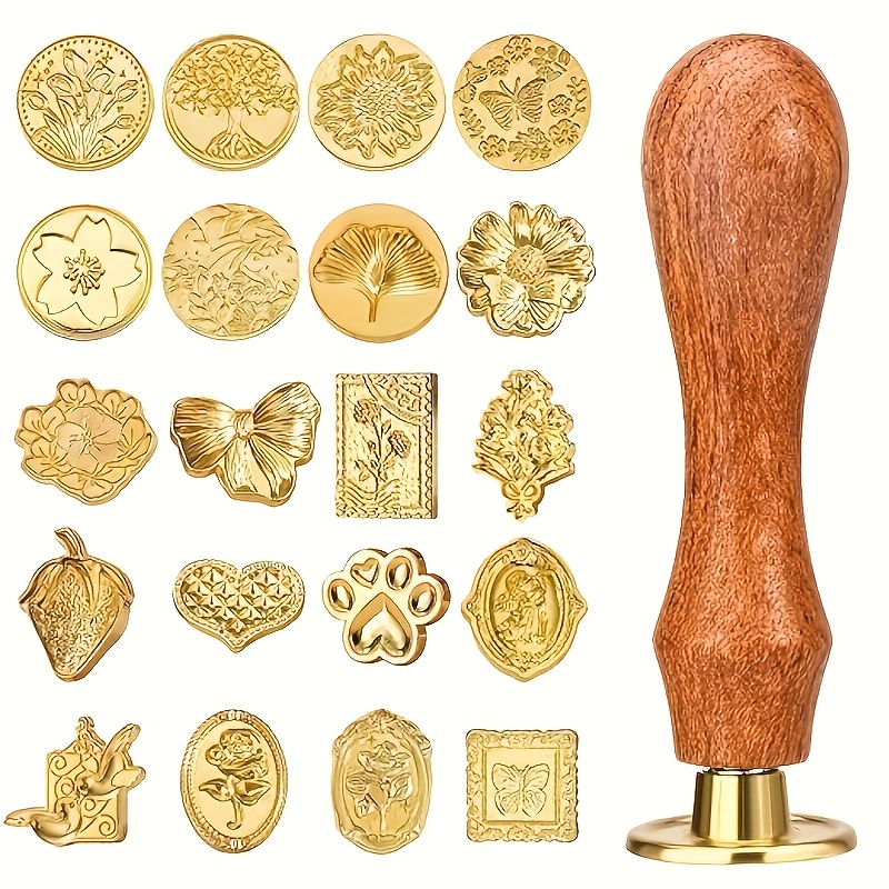 21pc wax stamp set with variou - Wax Seal Stamp Kit review and price