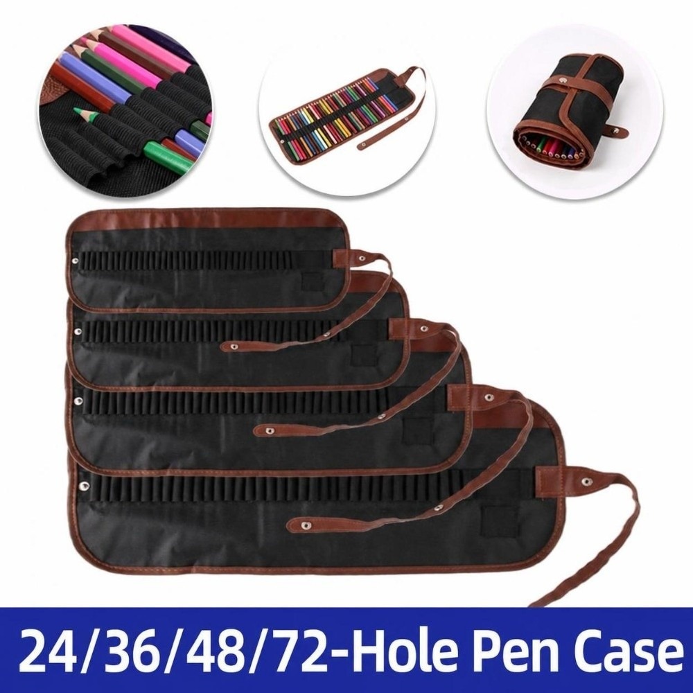 24/36/48/72 Slots Roll Up Penc - Pencil Case Large review and price