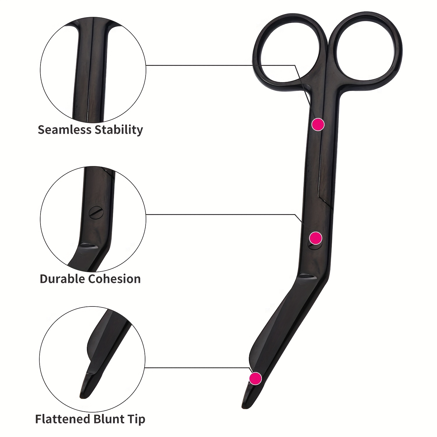 3pcs Multicolor Titanium-Coate - Scissors Stainless Craft review and price