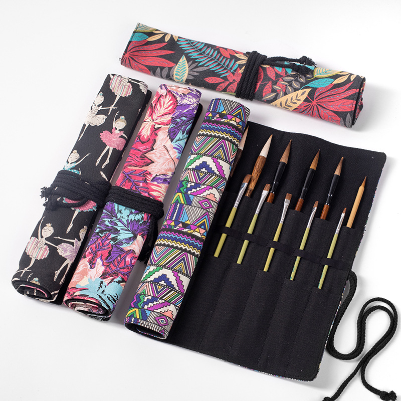 20 Holes Roll Pencil Case Scho - Pen Pouch Roll review and price