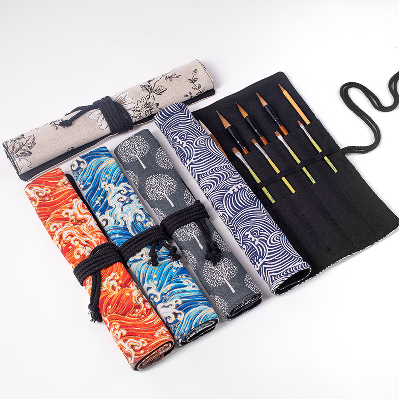 20 Holes Roll Pencil Case Scho - Pen Pouch Roll review and price