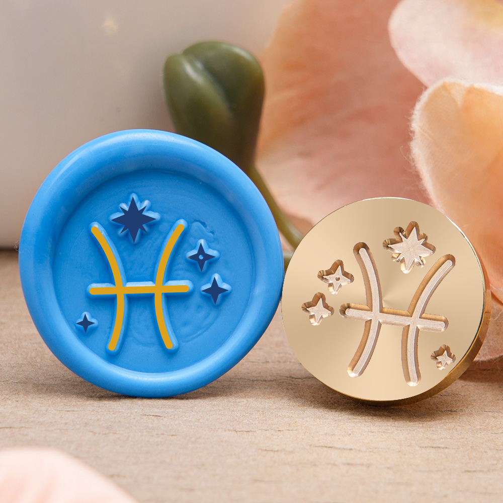 Zodiac Signs Wax Seal Stamp, W - Wax Seal Stamp Kit review and price