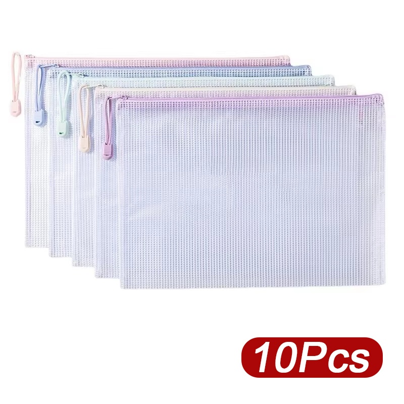 5-30pcs Zipper Mesh Bag A4/A5  - Is Stationery Office Supply review and price