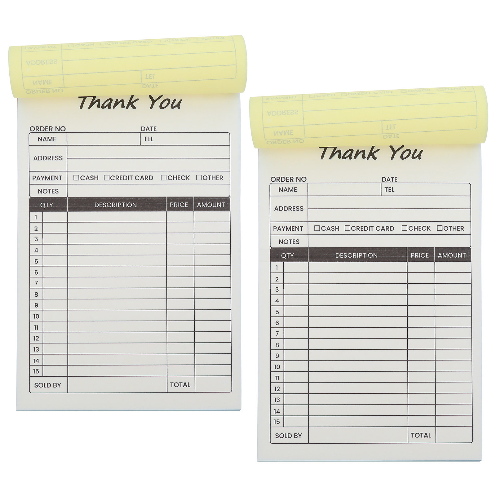 2Pcs Carbon Copy Receipt Book  - Carbon Copy Book review and price