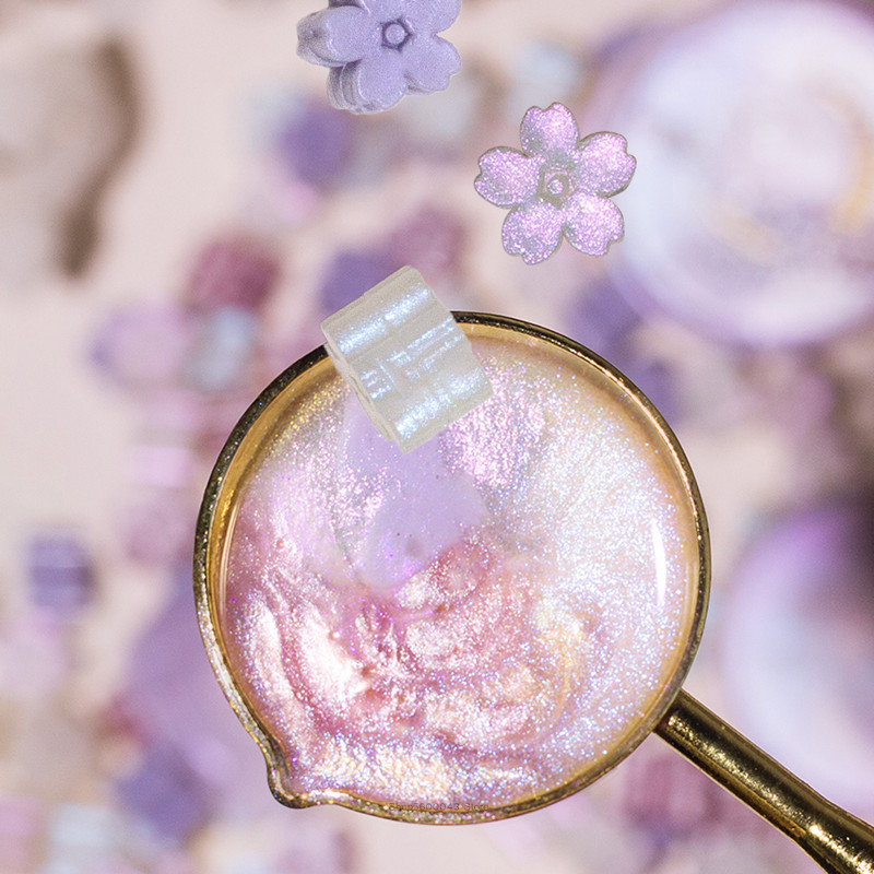 Mixed Color Glitter Sakura Wax - Wax Seal Stamp Kit review and price