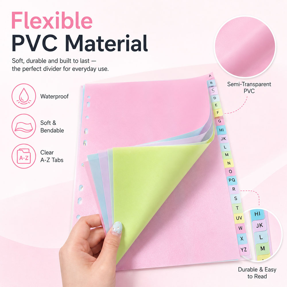 21-Sheet A-Z Alphabet Binder D - Index Tab Divider review and price
