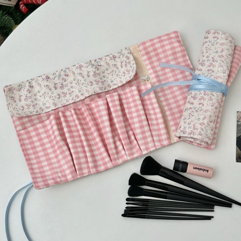 Aesthetic Spring Floral Roll-u - Pen Pouch Roll review and price