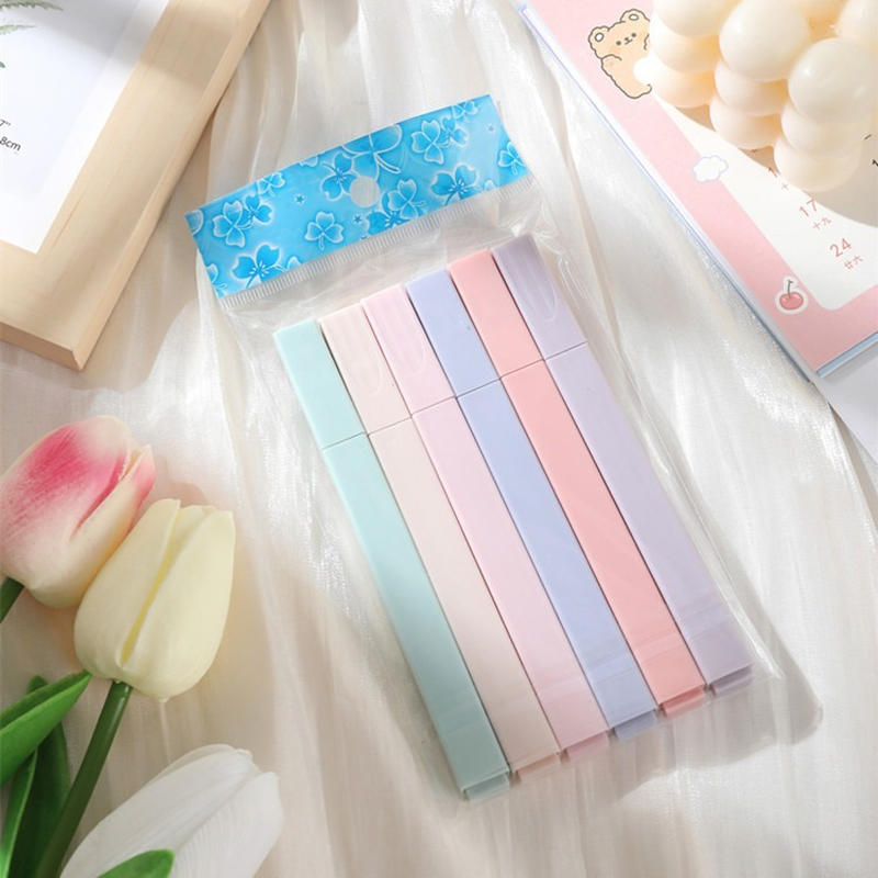 6pcs/set Pastel Color Highligh - Highlighter Set Pastel review and price