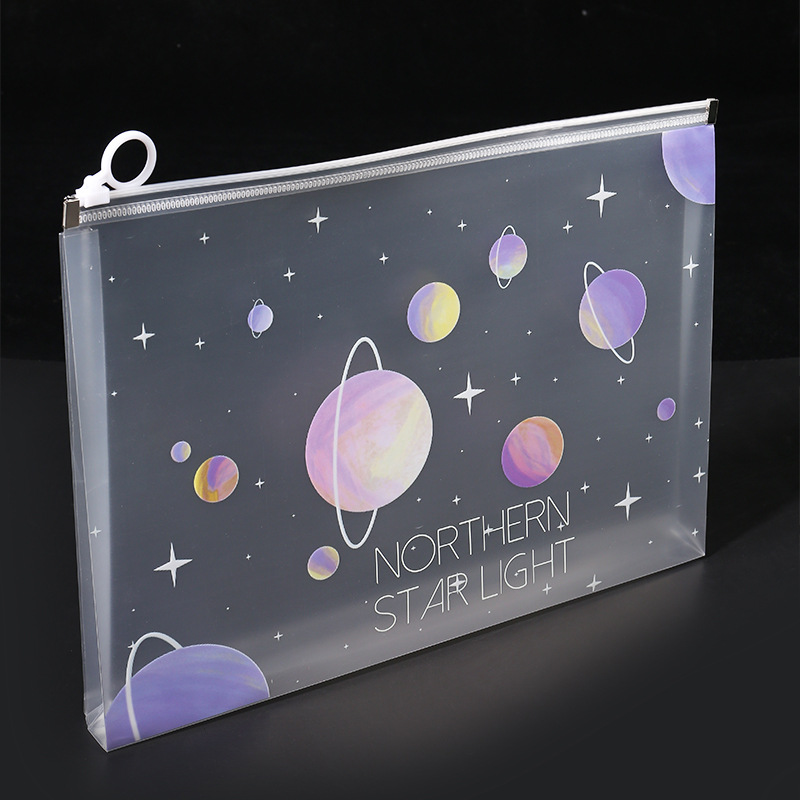 4/12pcs A4 Space Zipper Folder - Is Stationery Office Supply review and price