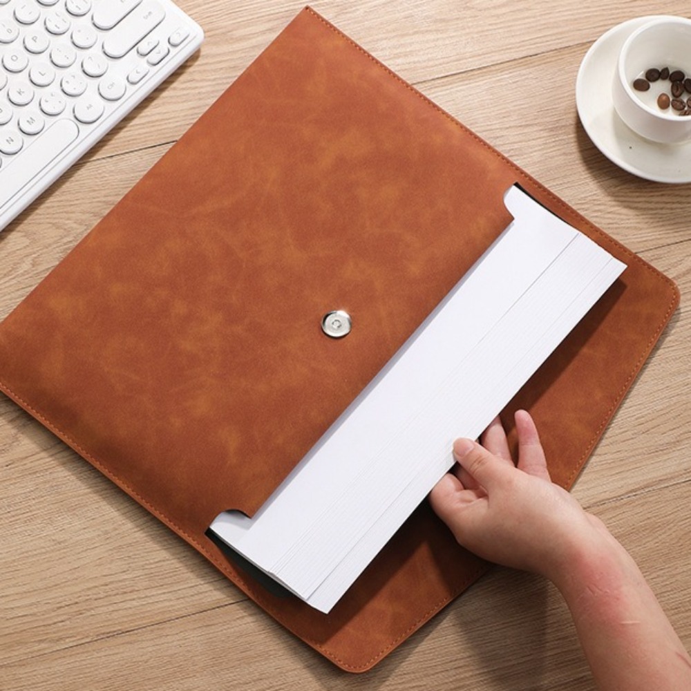 File Bag PU Leather Archive Fo - Is Stationery Office Supply review and price
